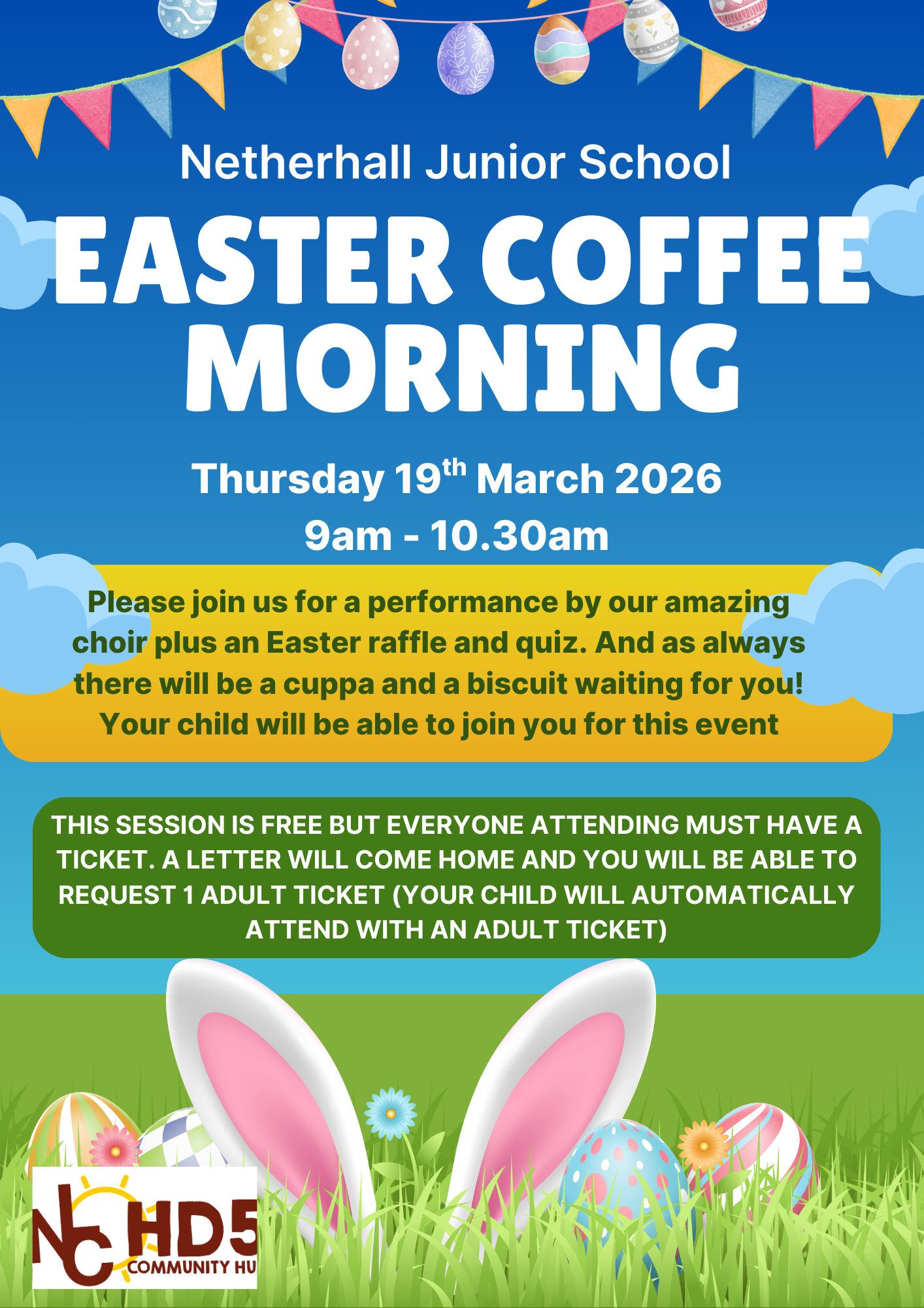Juniors Easter coffee morning 19.03.2026